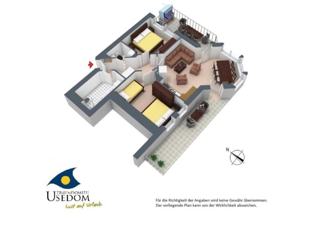 Duenen-Residenz B 05 Apartamento Heringsdorf  Exterior foto